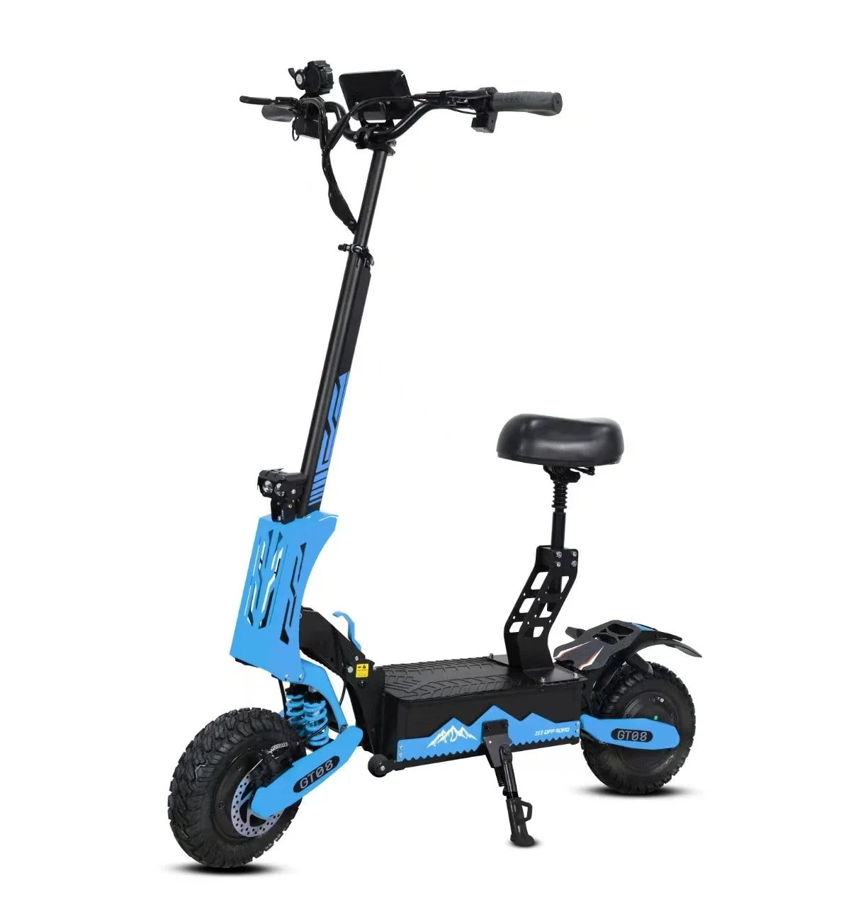 KTX-886035 5600W Dual Motor Electric Scooter with 60V 27Ah Battery, Foldable Design, Long Range & Removable Seat