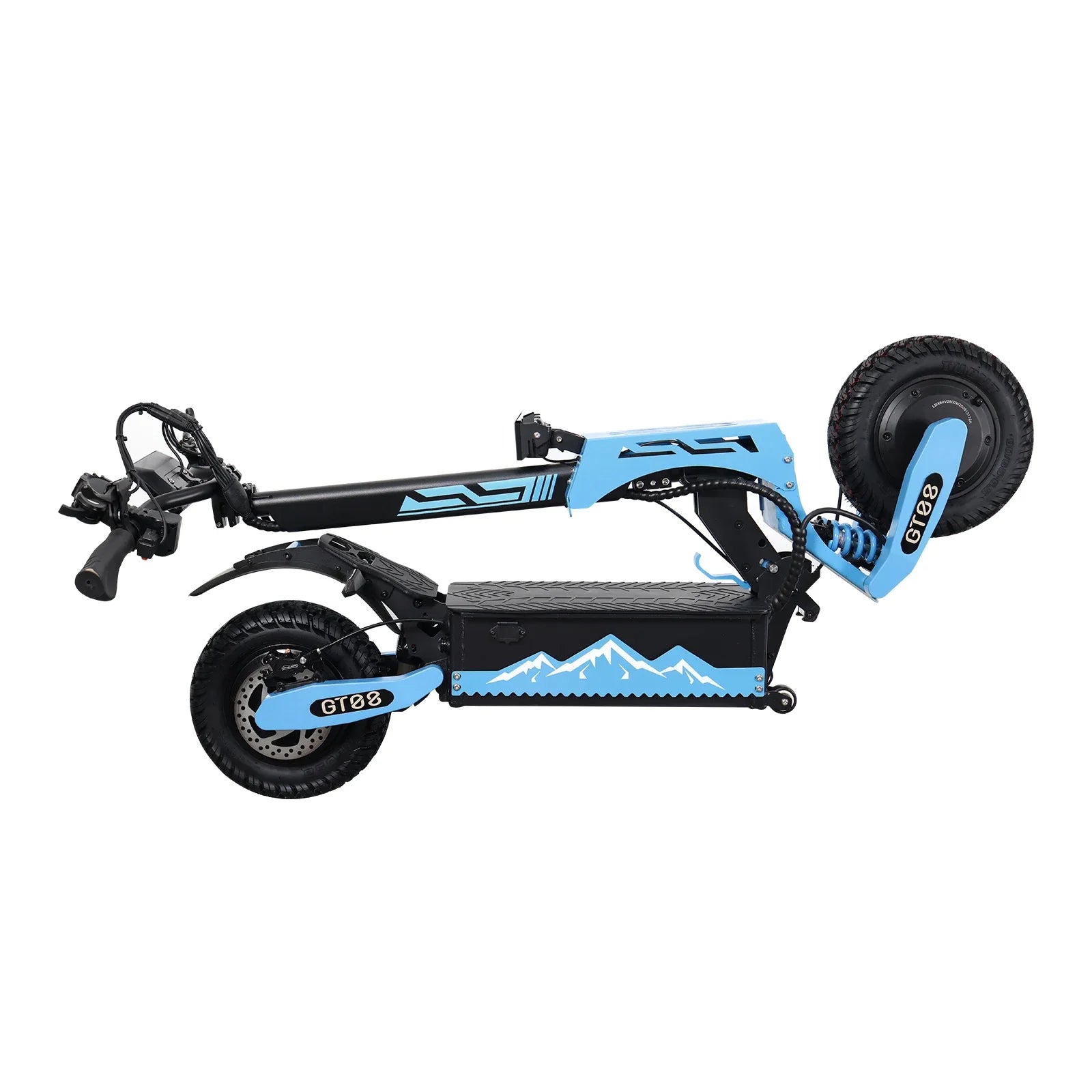 KTX-886035 5600W Dual Motor Electric Scooter with 60V 27Ah Battery, Foldable Design, Long Range & Removable Seat