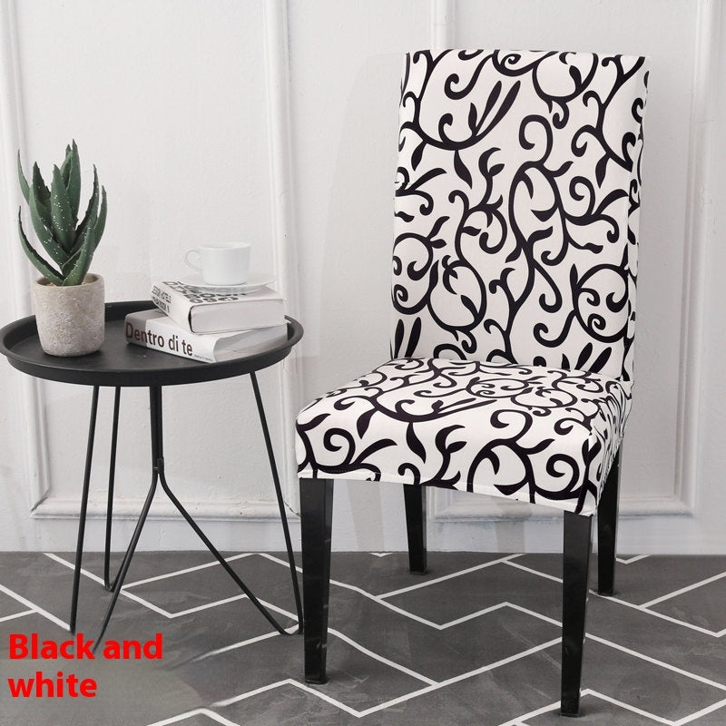 KTX-886739 Universal Office Chair Cover in Various Patterns and Colors - Dustproof Polyester Seat Protector