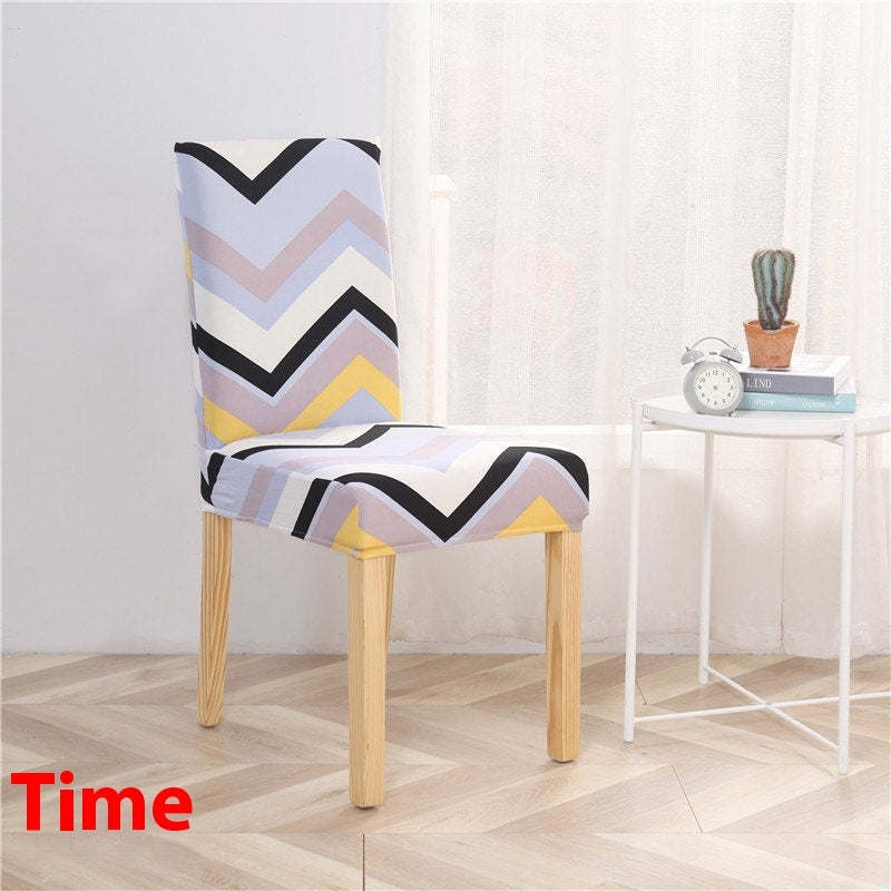 KTX-886739 Universal Office Chair Cover in Various Patterns and Colors - Dustproof Polyester Seat Protector