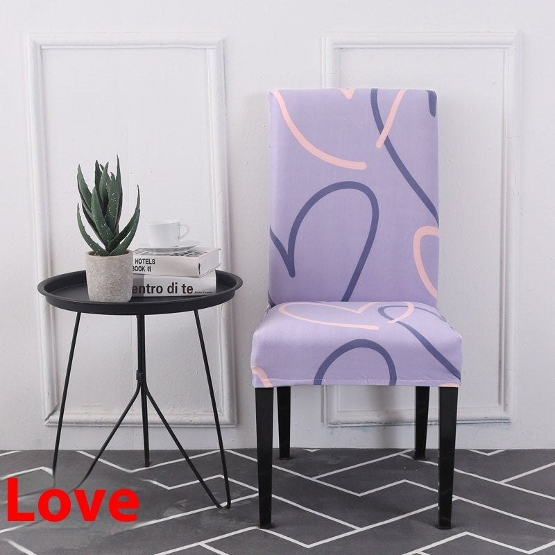 KTX-886739 Universal Office Chair Cover in Various Patterns and Colors - Dustproof Polyester Seat Protector