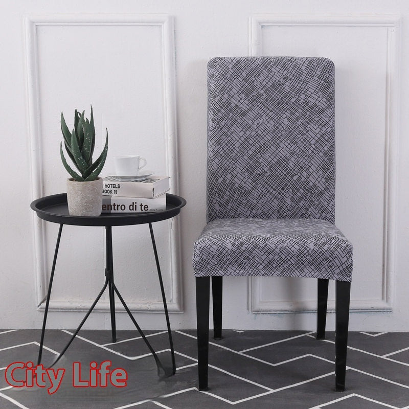 KTX-886739 Universal Office Chair Cover in Various Patterns and Colors - Dustproof Polyester Seat Protector