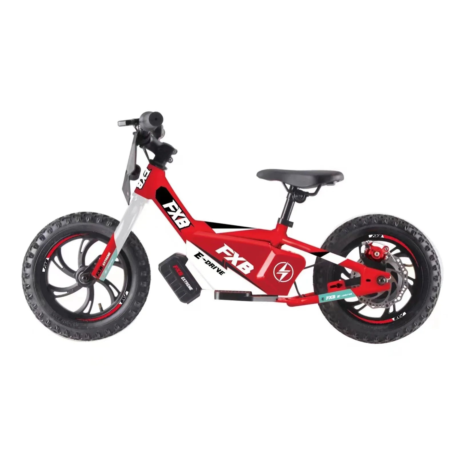 KTX-887251 FXB 12" Electric Balance Bike for Kids, 250W Hub Motor, Aluminum Frame, Safe Non-Pedal Design
