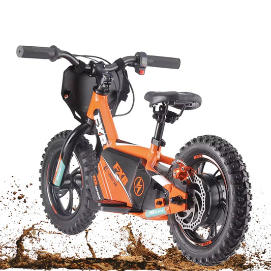 KTX-887251 FXB 12" Electric Balance Bike for Kids, 250W Hub Motor, Aluminum Frame, Safe Non-Pedal Design