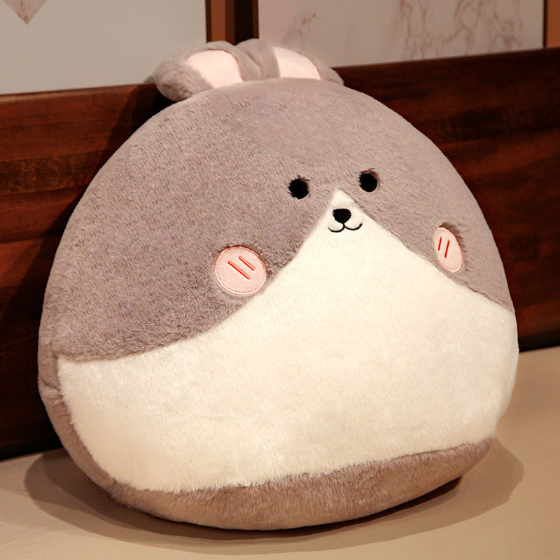 KTX-888979 Cuddly Plush Animal Pillow – Cute Rabbit and Cat Designs for Cozy Sleeping and Cuddling