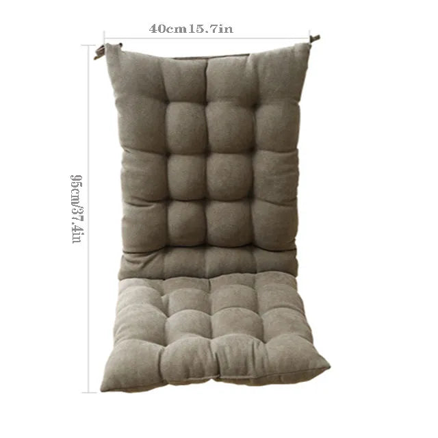 KTX-889491 High Back Detachable Patio Chair Cushions for Outdoor and Office Use