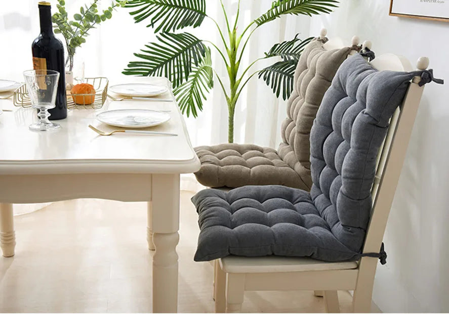 KTX-889491 High Back Detachable Patio Chair Cushions for Outdoor and Office Use