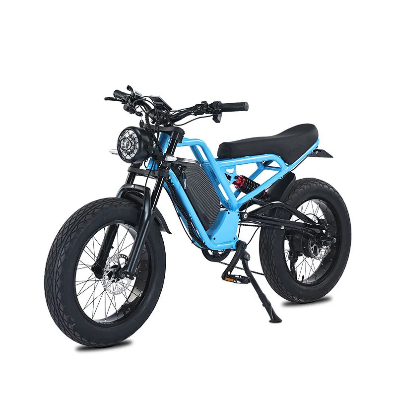 KTX-890067 Electric Fat Bike 1500W with 20" Wheels, 7-Speed, Hydraulic Brakes, 150KG Capacity, 48V 18Ah Battery