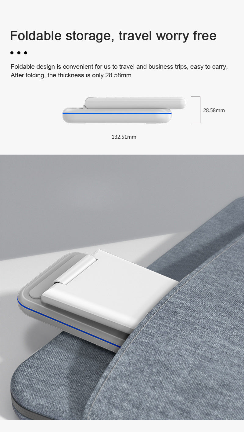 KTX-890195 Three-in-One Wireless Charging Stand - Smart Fast Charge | Black & White Options