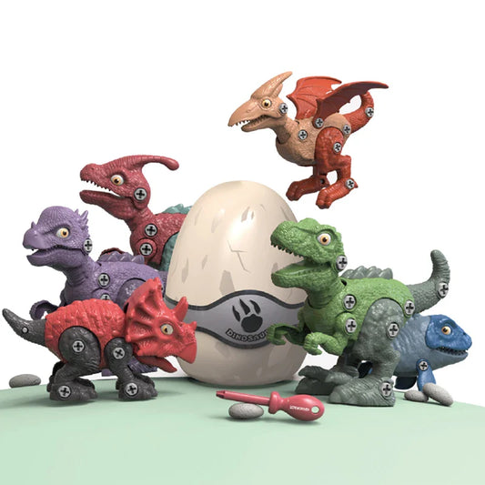 KTX-891539 DIY Take Apart Dinosaur Toy with Electric Screwdriver for Kids Ages 3 and Up