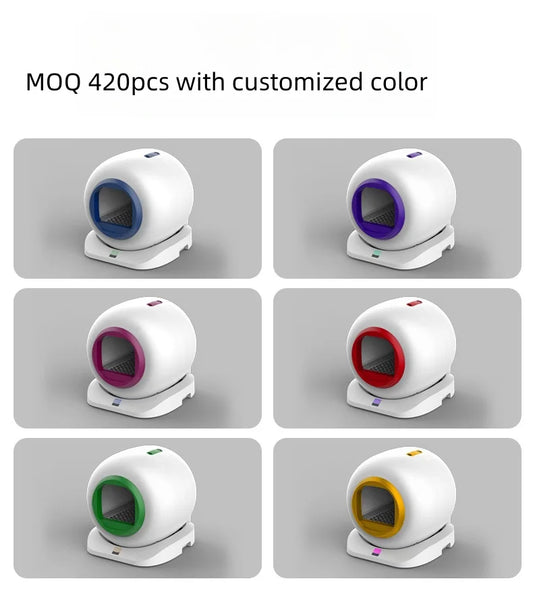 KTX-891731 Smart Self-Cleaning Cat Litter Box with APP Control - Eco-Friendly and Easy to Clean