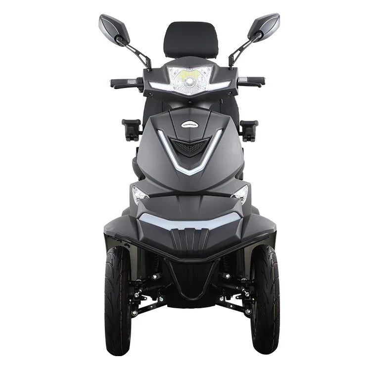 KTX-892307 1000W Four Wheel Electric Mobility Scooter, EEC Certified, 60V 20Ah Lead Acid Battery, Max Speed 25km/h, Range 40-50km, LED Lights