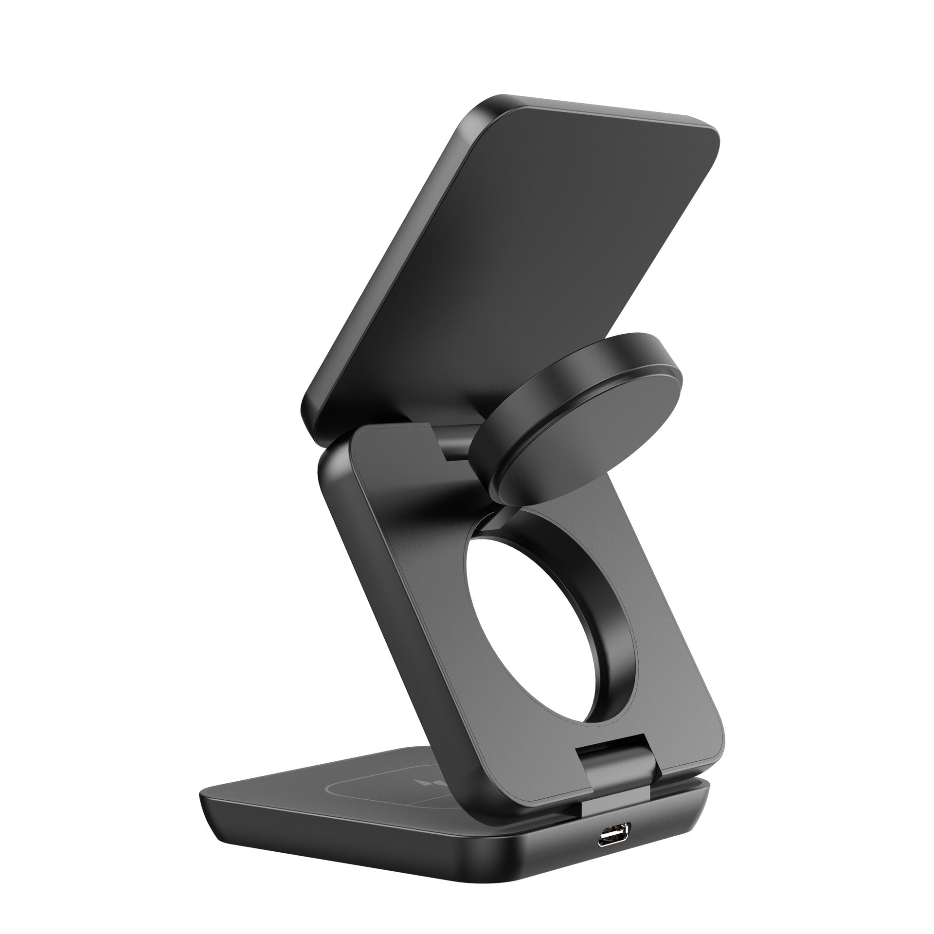 KTX-892499 Folding 3-in-1 Magnetic Wireless Charger Stand for Qi-Enabled Devices