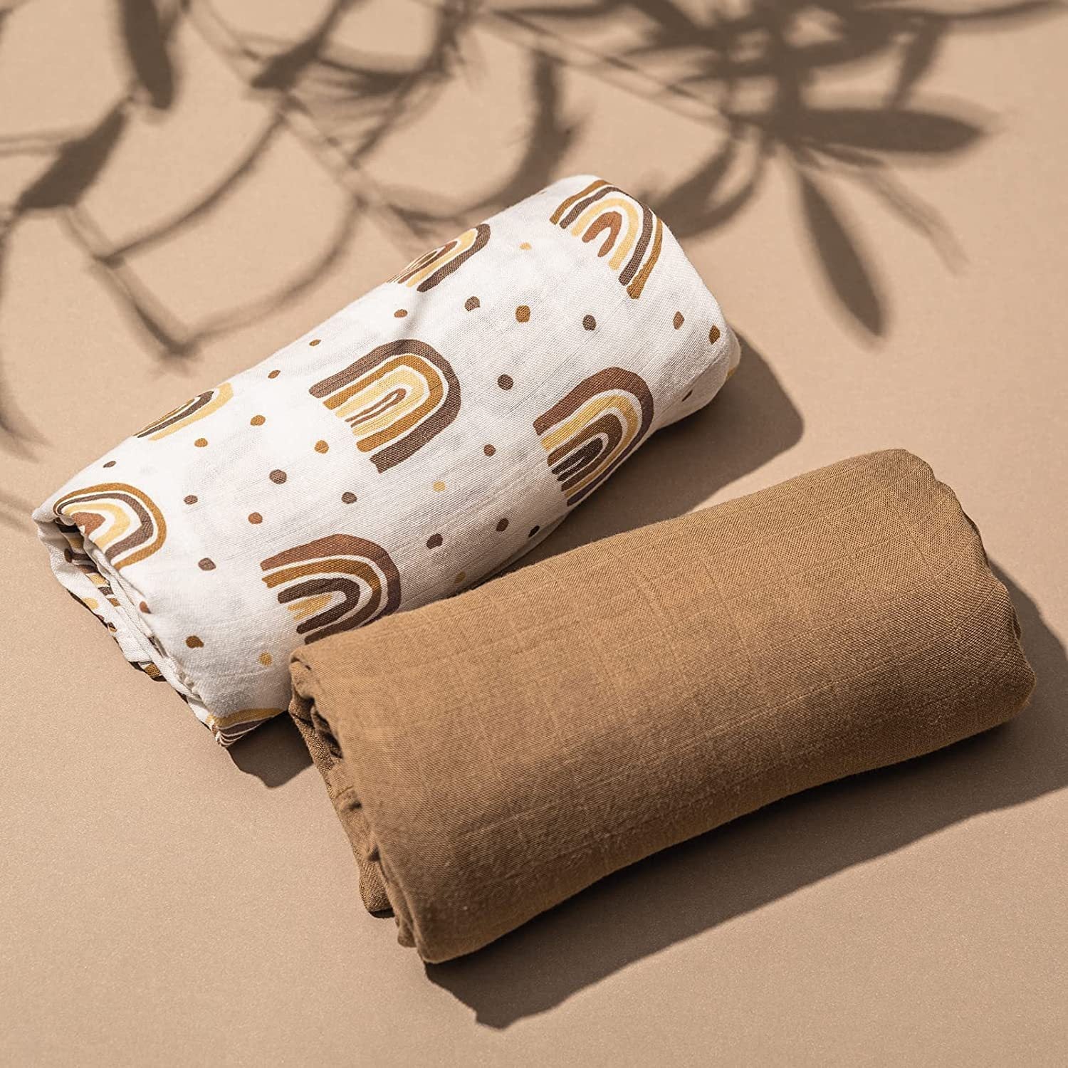 KTX-892755 Soft Bamboo Fiber Baby Gauze Bath Towel - 120x120cm for Infants and Young Children (1-3 Years)