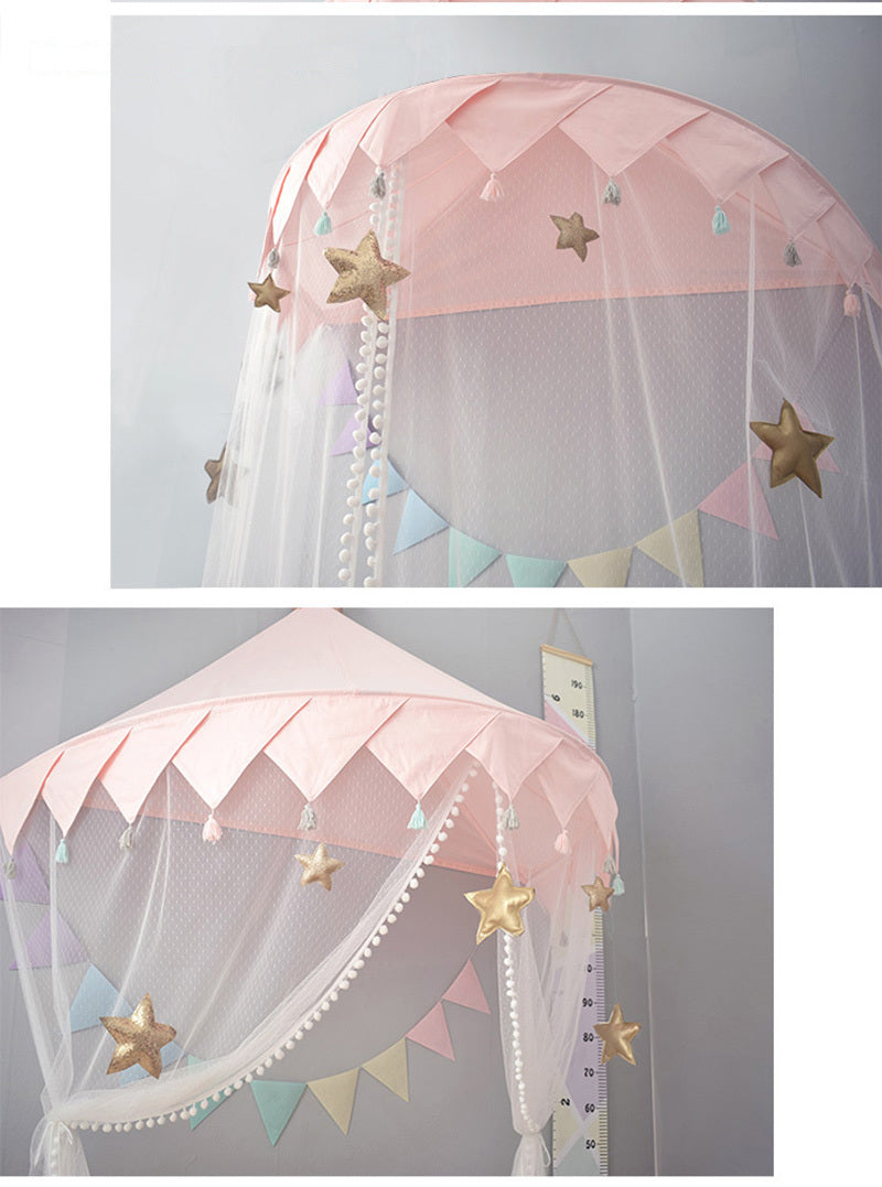 KTX-893907 Mosquito Net for Awnings - Cotton Fabric, 150cm Height, Ideal for Children's and Adult Rooms, Game Rooms, Outdoor Spaces