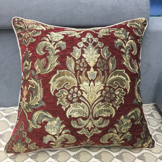 KTX-894547 European Style Checkered Pillow Cover in Multiple Colors and Sizes