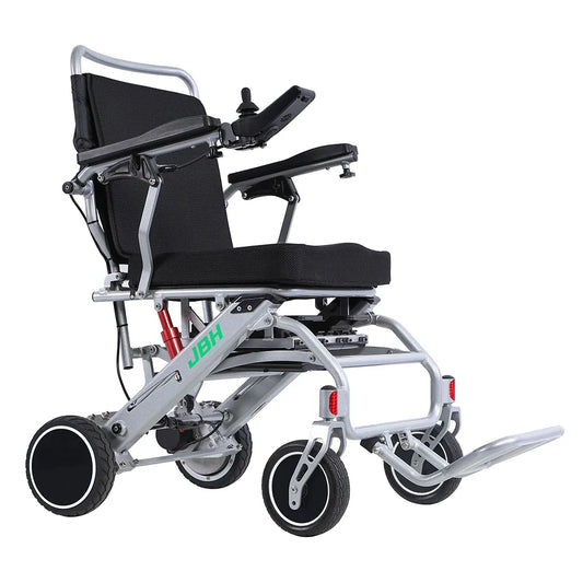 KTX-894611 Lightweight Folding Electric Wheelchair with Aluminum Alloy Frame for Elderly and Disabled Users