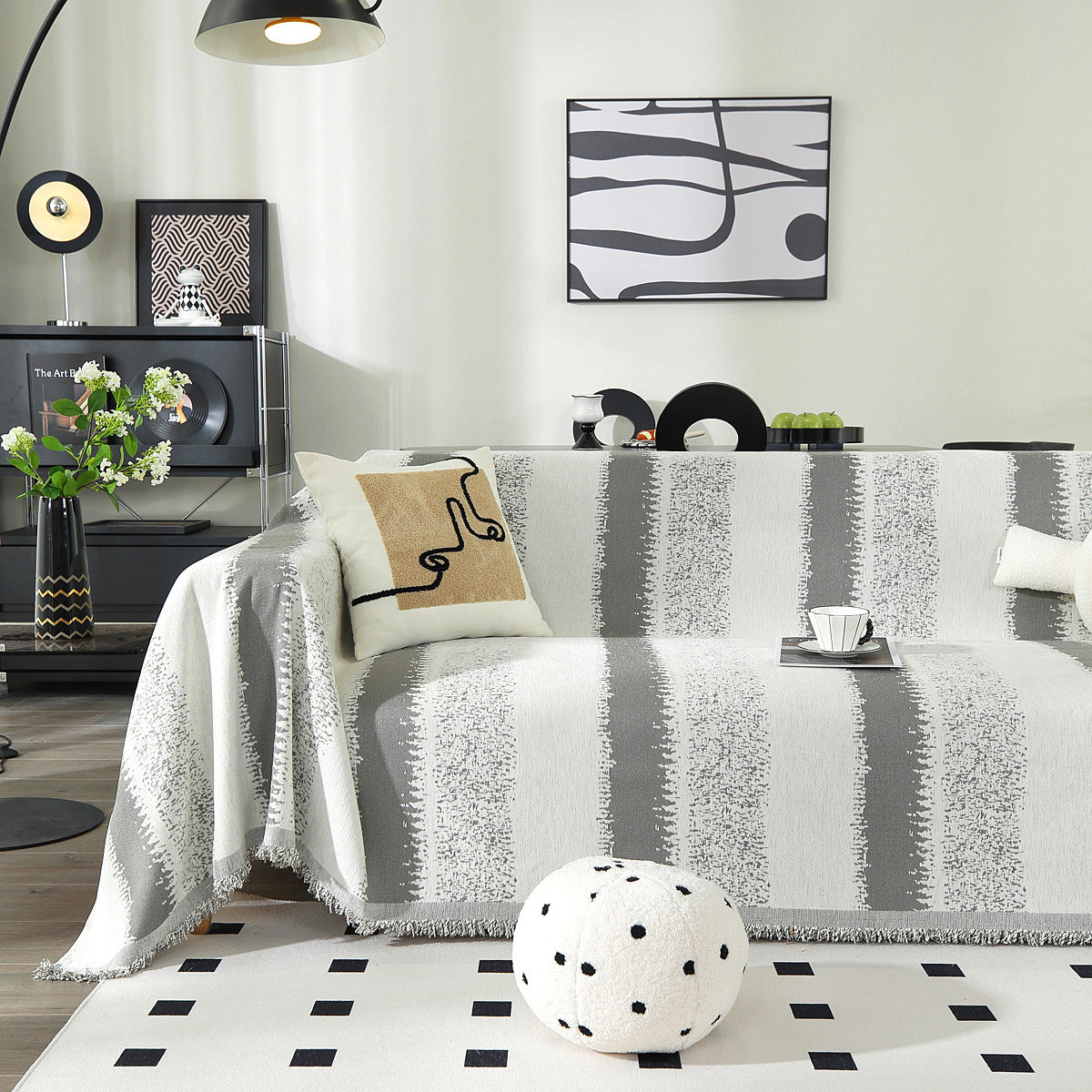 KTX-894739 Textured Boucle Throw Pillow Covers for Couch, Sofa, Chair - Soft Decorative Cushion Cases for Living Room and Bedroom