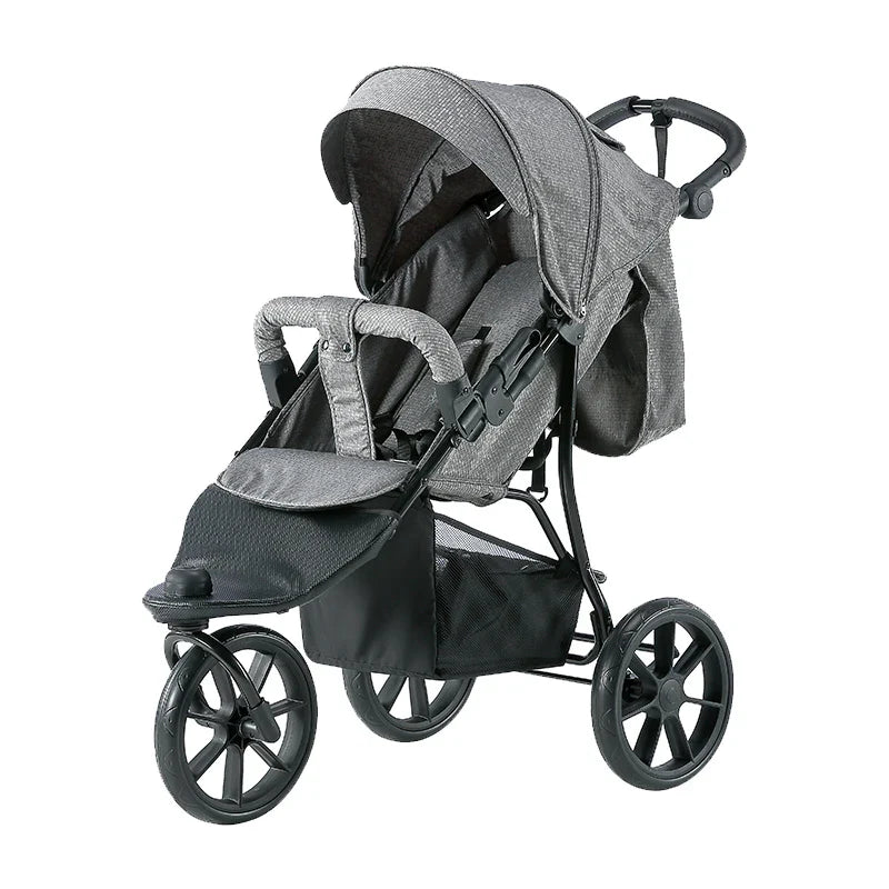 KTX-894931 Lightweight 3-Wheel Folding Baby Stroller and Tricycle Carrier Pram