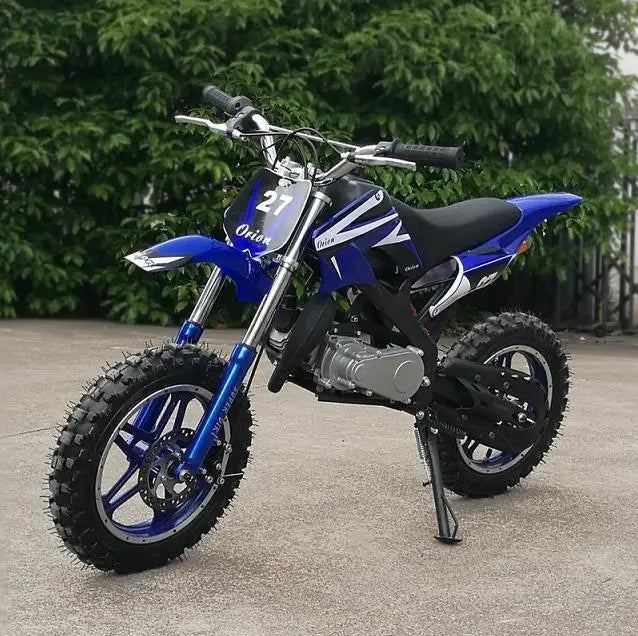 KTX-895315 50cc Gas Powered Mini Dirt Bike - 2-Stroke Engine, 8/10 Inch Wheels, Max Speed 40km/h