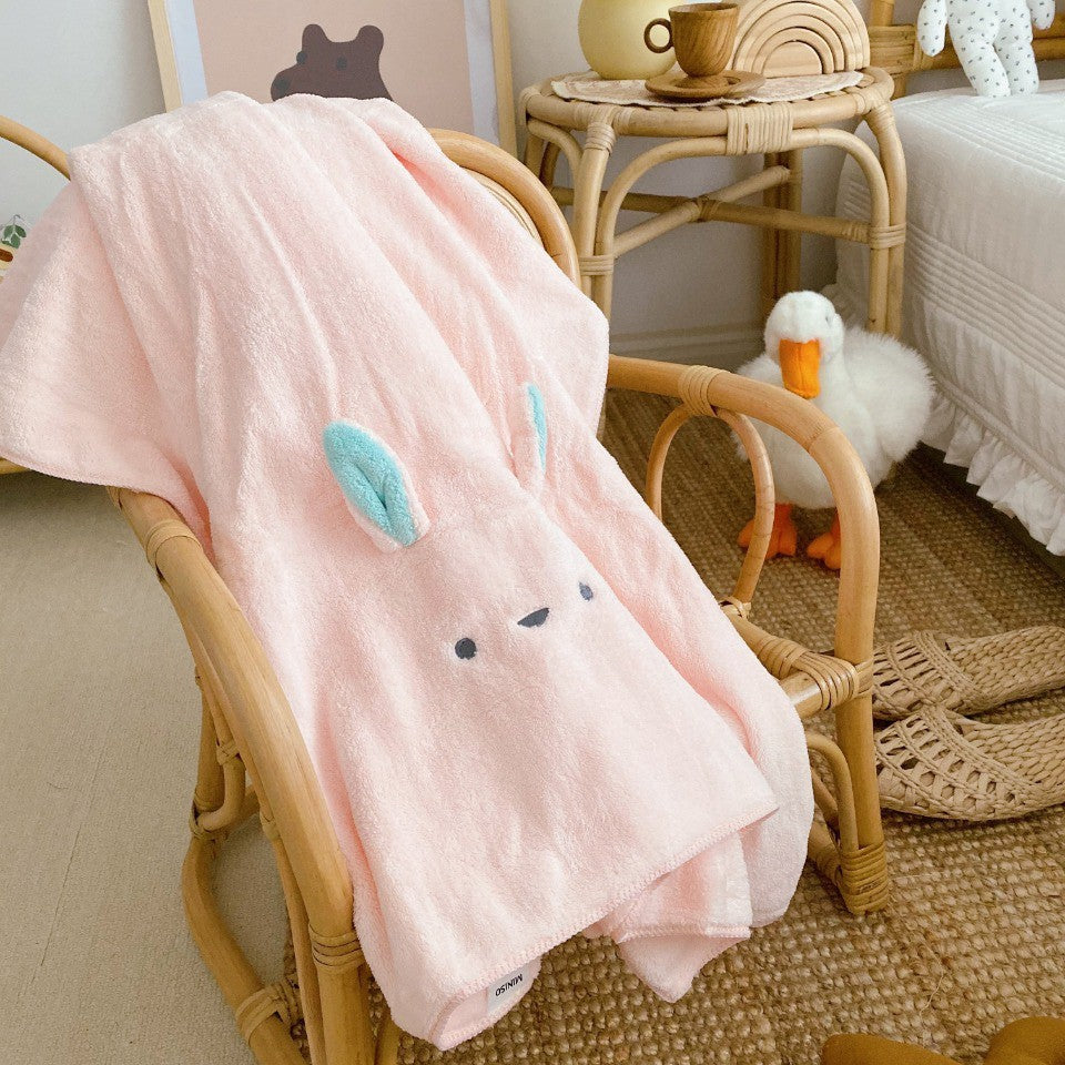 KTX-896467 Children's Cartoon Microfiber Bath Towel - Superfine Fiber, Fast Drying, 70x140cm in Various Cute Designs