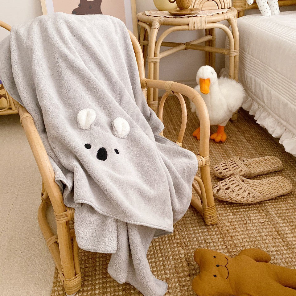 KTX-896467 Children's Cartoon Microfiber Bath Towel - Superfine Fiber, Fast Drying, 70x140cm in Various Cute Designs