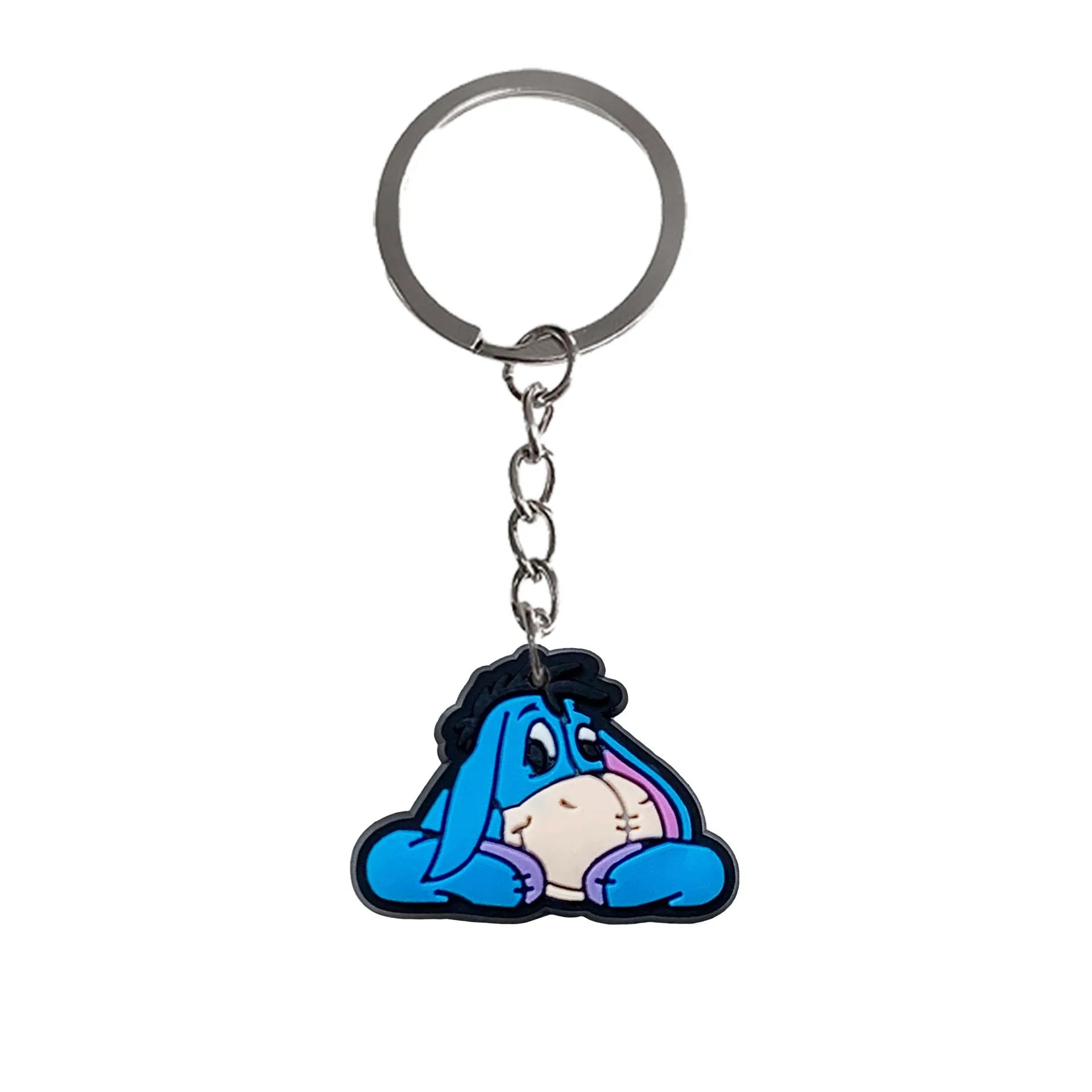 KTX-896723 Cute Soft PVC 3D Cartoon Keychain for Keys - Customizable Design, Multiple Colors Available