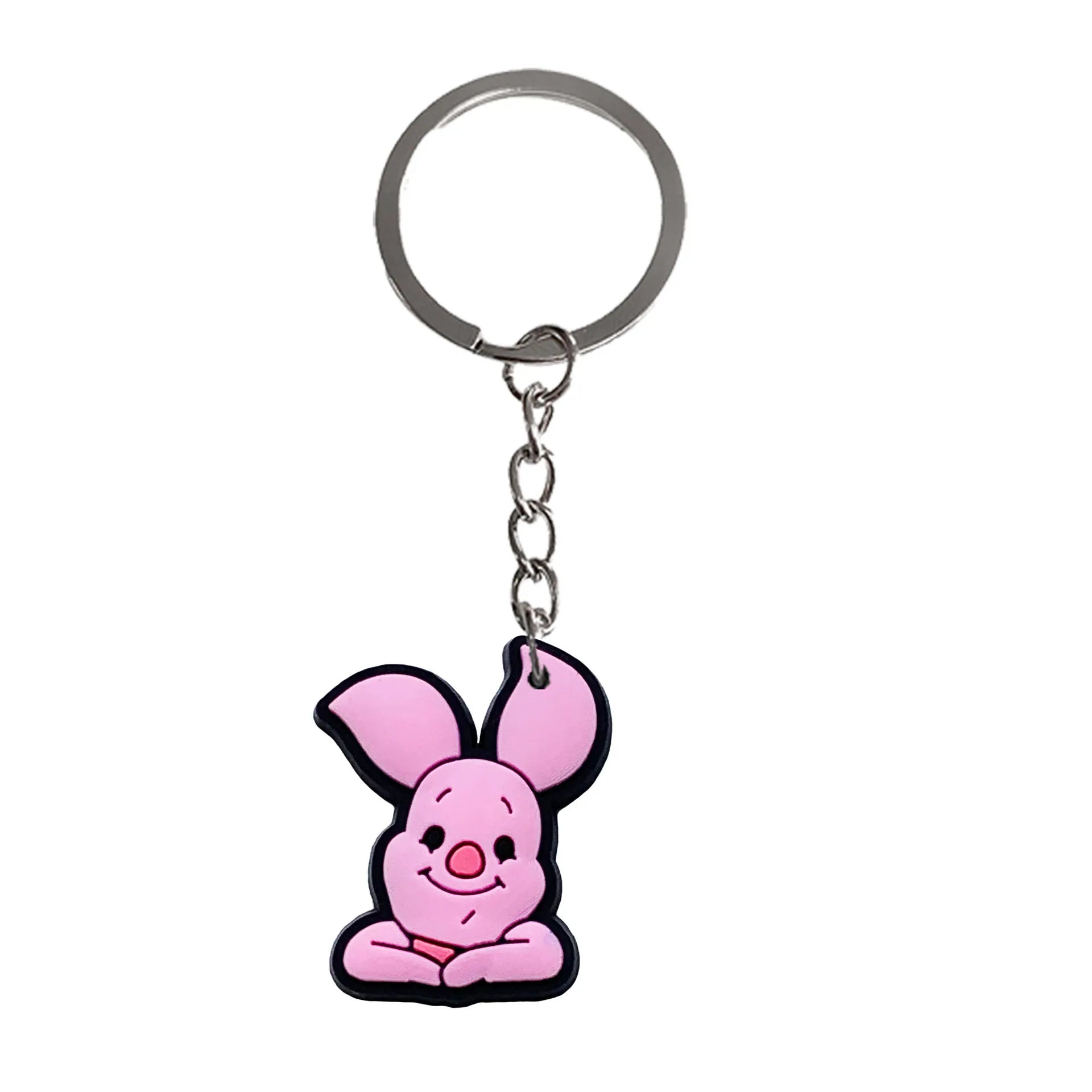 KTX-896723 Cute Soft PVC 3D Cartoon Keychain for Keys - Customizable Design, Multiple Colors Available