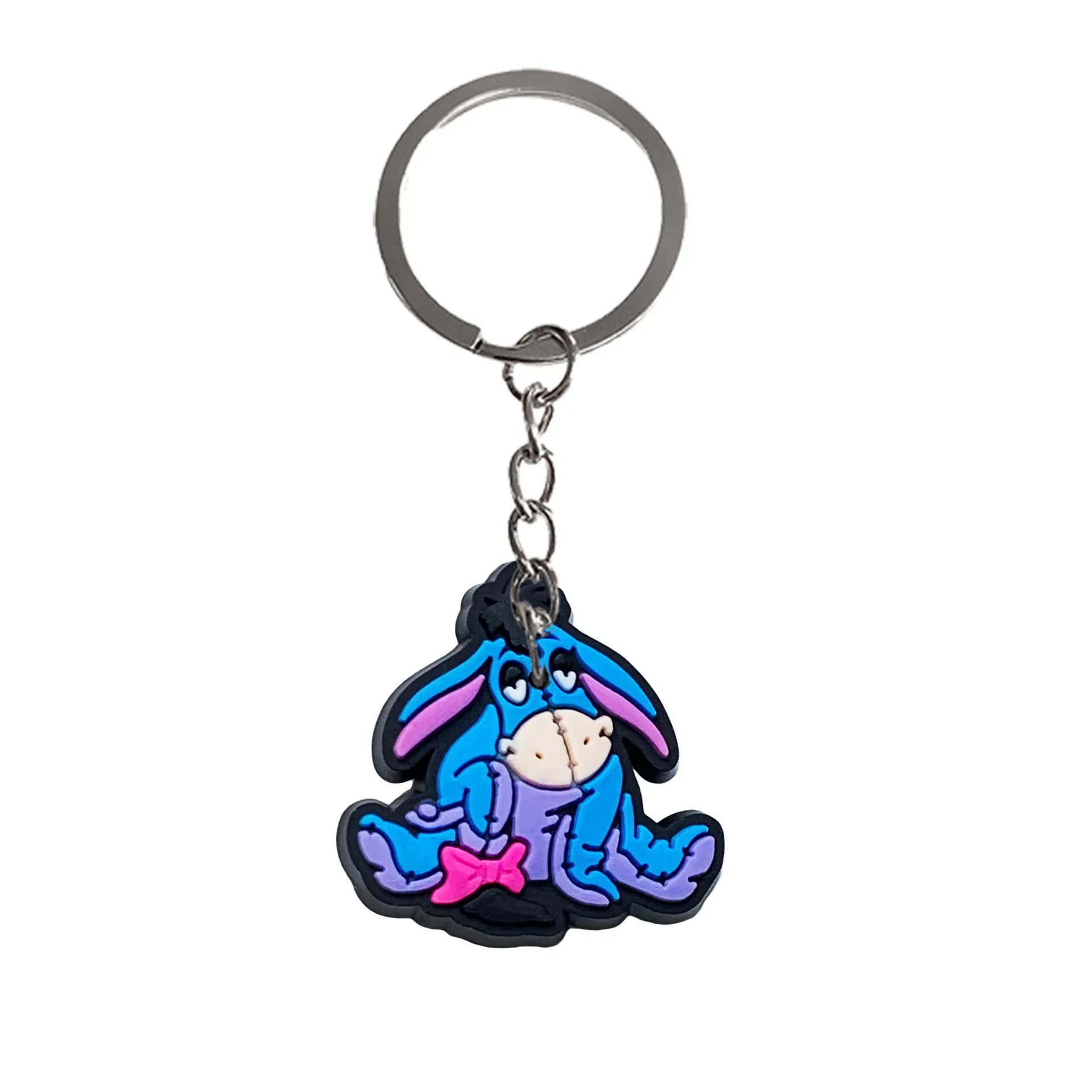 KTX-896723 Cute Soft PVC 3D Cartoon Keychain for Keys - Customizable Design, Multiple Colors Available