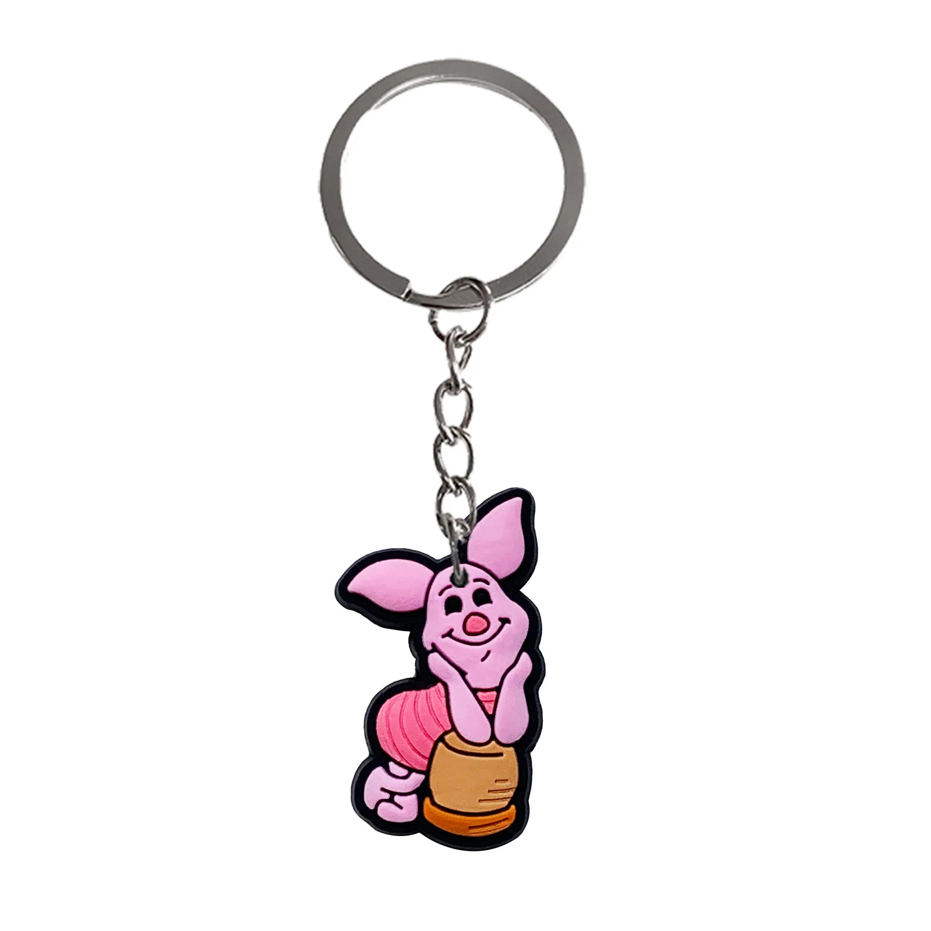 KTX-896723 Cute Soft PVC 3D Cartoon Keychain for Keys - Customizable Design, Multiple Colors Available