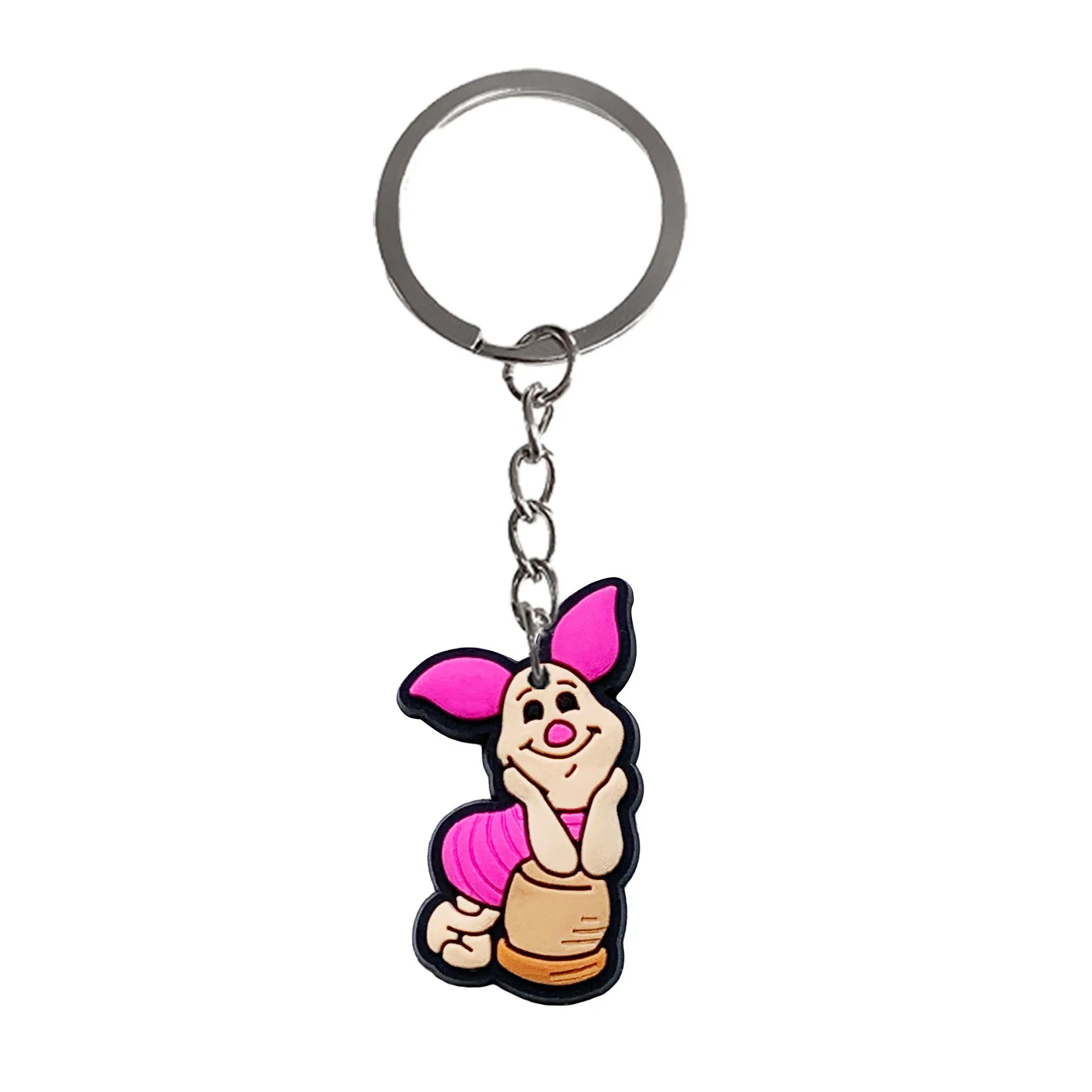 KTX-896723 Cute Soft PVC 3D Cartoon Keychain for Keys - Customizable Design, Multiple Colors Available