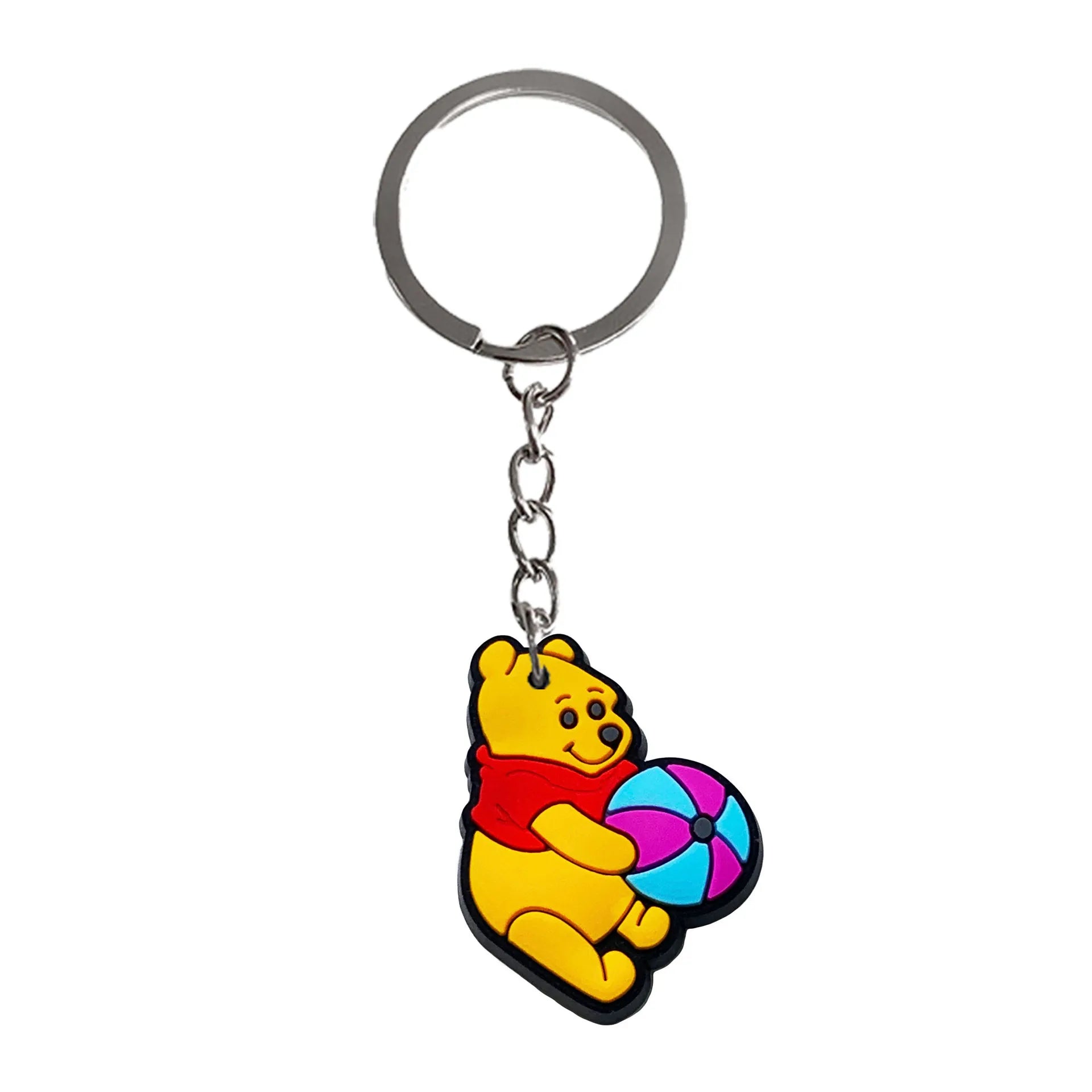 KTX-896723 Cute Soft PVC 3D Cartoon Keychain for Keys - Customizable Design, Multiple Colors Available