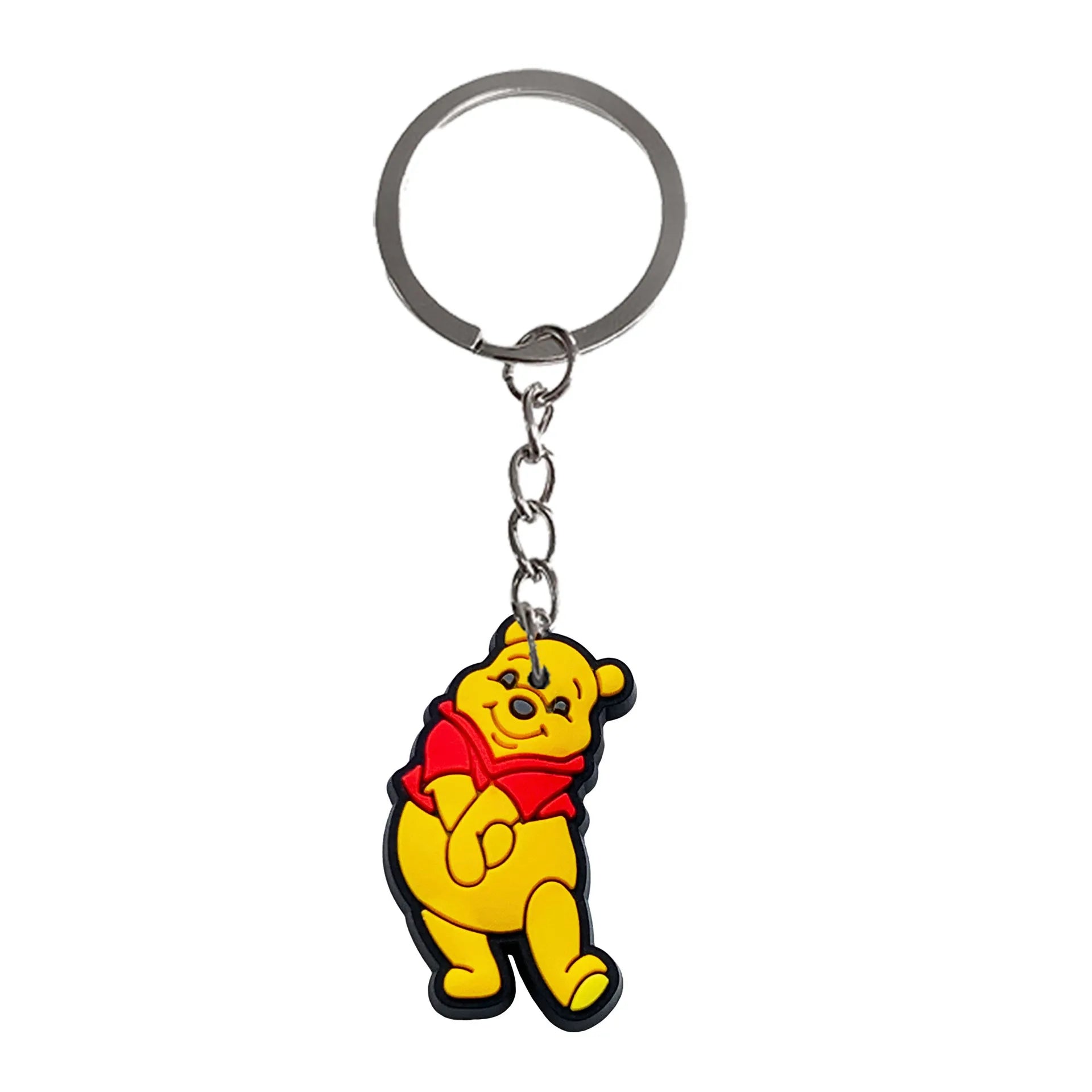 KTX-896723 Cute Soft PVC 3D Cartoon Keychain for Keys - Customizable Design, Multiple Colors Available
