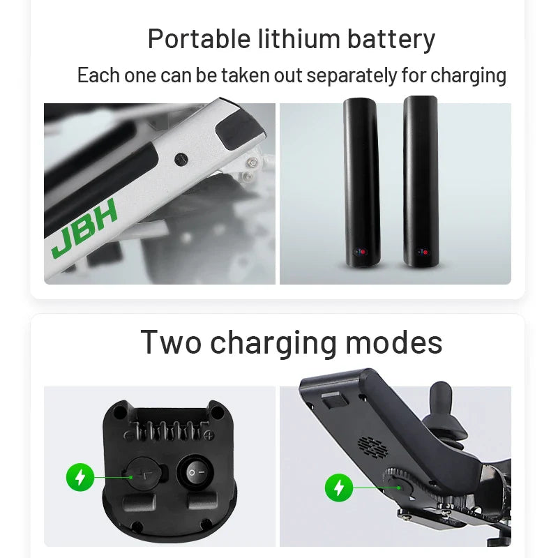 KTX-896915 Electric Wheelchair for Elderly, Aluminum Alloy Frame, 20km Range, 6 km/h Speed, 120 kg Capacity