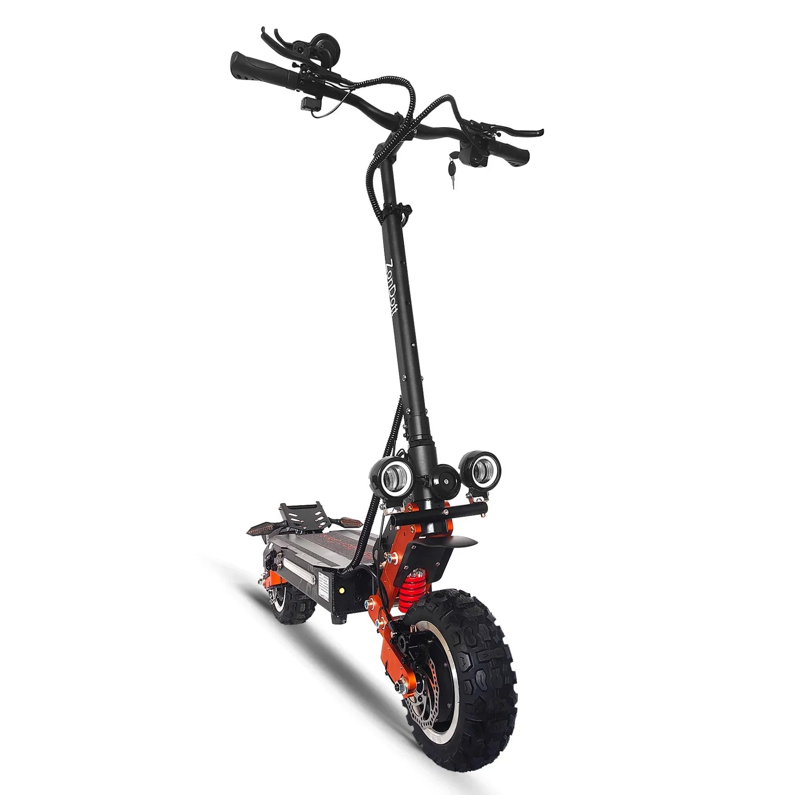 KTX-896915 High-Performance Dual Motor Electric Scooter with Seat, 6000W Power, 60V Battery, 55MPH Speed, 60 Miles Range