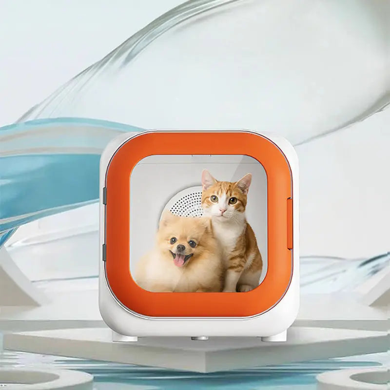 KTX-897299 Eco-Friendly Automatic Pet Hair Dryer Box for Dogs and Cats with Smart Temperature Control, Ultra Silent, 7kg ABS