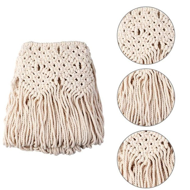 KTX-897747 Hand-Woven Nordic Bohemian Tapestry - Cotton, 120cm x 150cm, Festive Pattern