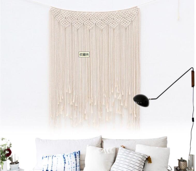 KTX-897747 Hand-Woven Nordic Bohemian Tapestry - Cotton, 120cm x 150cm, Festive Pattern