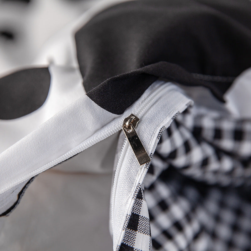 KTX-897875 Three-Piece Decorative Pillowcase Set for Multiple Bed Sizes