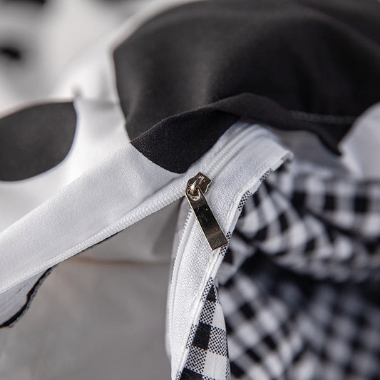 KTX-897875 Three-Piece Decorative Pillowcase Set for Multiple Bed Sizes