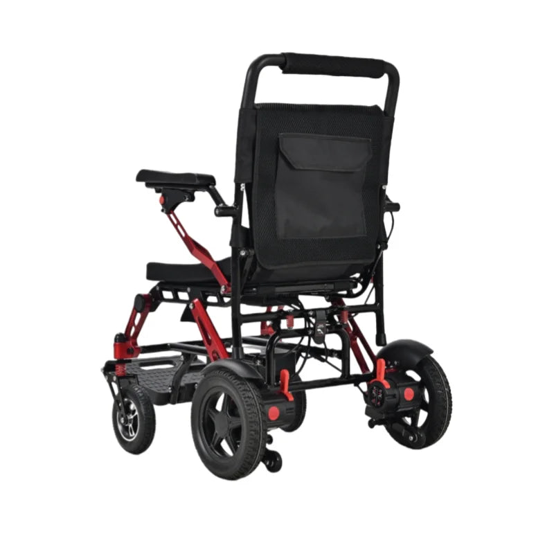 KTX-898067 Lightweight Foldable Electric Wheelchair with Reclining Feature – Magnesium Alloy Frame, 100kg Capacity, Removable Battery