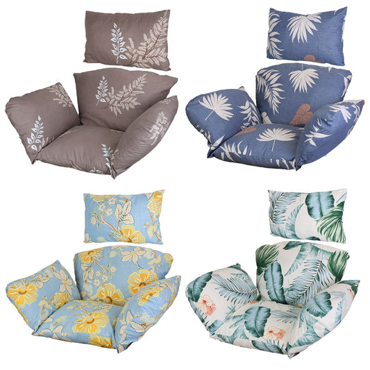KTX-899731 Thick Soft Cushion for Hanging Egg Chair with Headrest – Versatile Outdoor Comfort Seat Pad