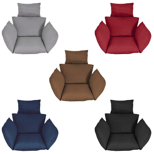 KTX-899731 Thick Soft Cushion for Hanging Egg Chair with Headrest – Versatile Outdoor Comfort Seat Pad