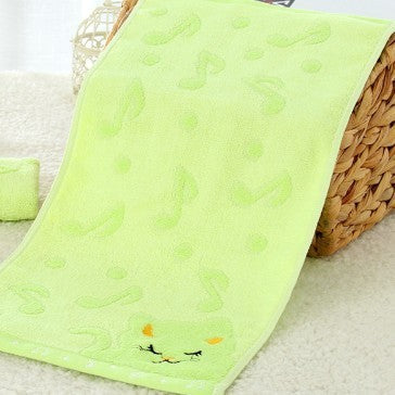 KTX-901075 Bamboo Fiber Kitten Face Bath Towels - Soft, Absorbent, Eco-Friendly 25x50CM