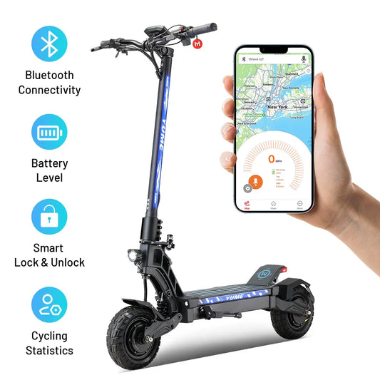 KTX-901843 Self-Balancing Electric Scooter with 10-Inch Off-Road Tires, 250W Power, 70 km Range, Foldable Design, Waterproof