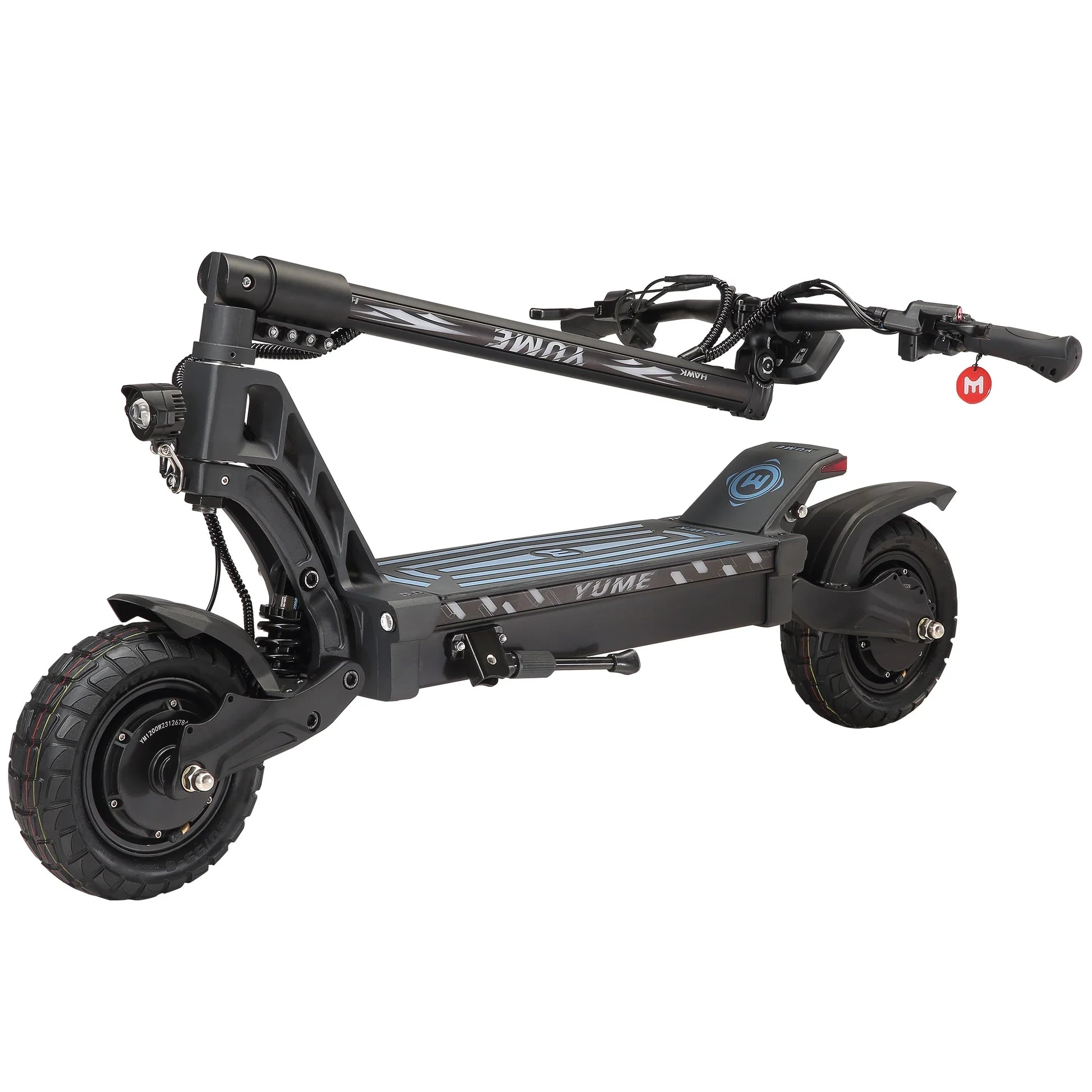 KTX-901843 Self-Balancing Electric Scooter with 10-Inch Off-Road Tires, 250W Power, 70 km Range, Foldable Design, Waterproof