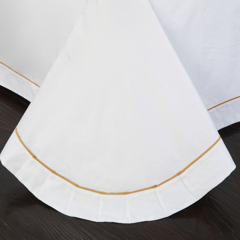 KTX-902419 Four-Piece Pure Cotton Bedding Set - Simple Design, 100% Cotton, Soft Twill Weave