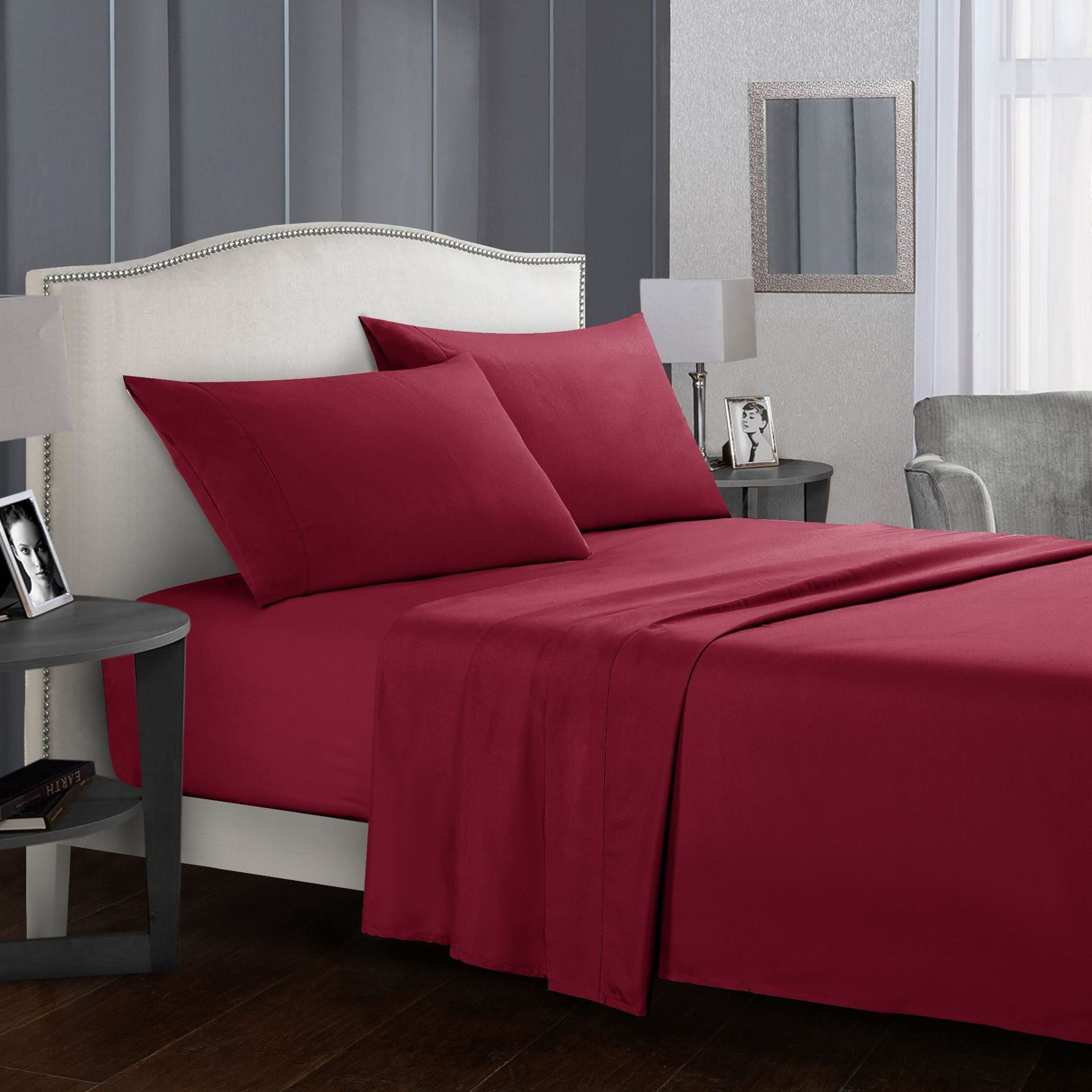 KTX-903571 Soft and Comfortable Four-Piece Bed Sheet Set in Multiple Sizes