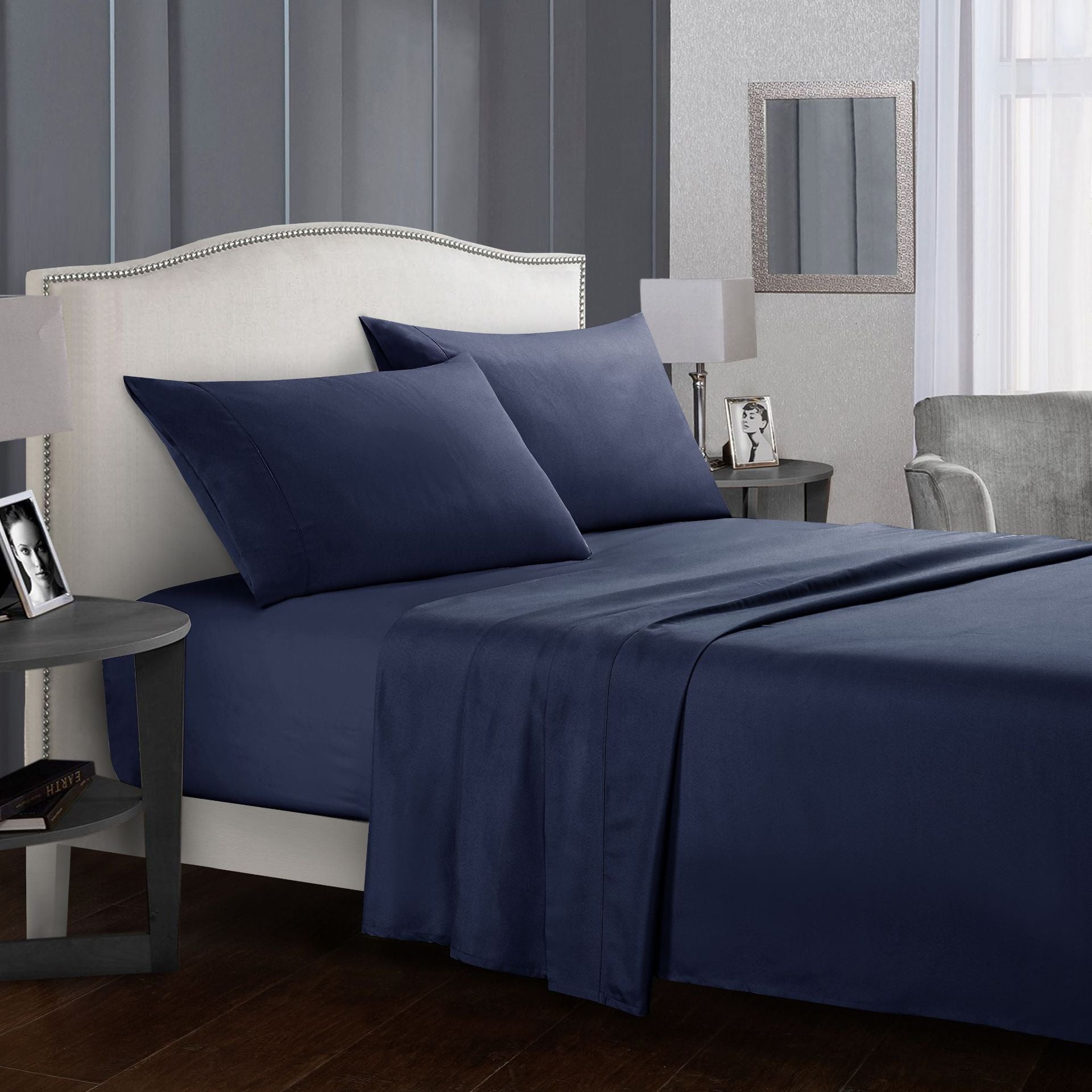 KTX-903571 Soft and Comfortable Four-Piece Bed Sheet Set in Multiple Sizes