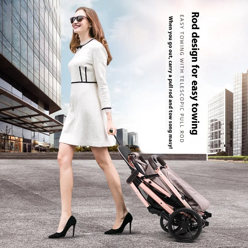 KTX-904979 Adjustable Baby Stroller with High-Quality Control for Newborns